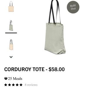 FEED small tote - CORDUROY NWT